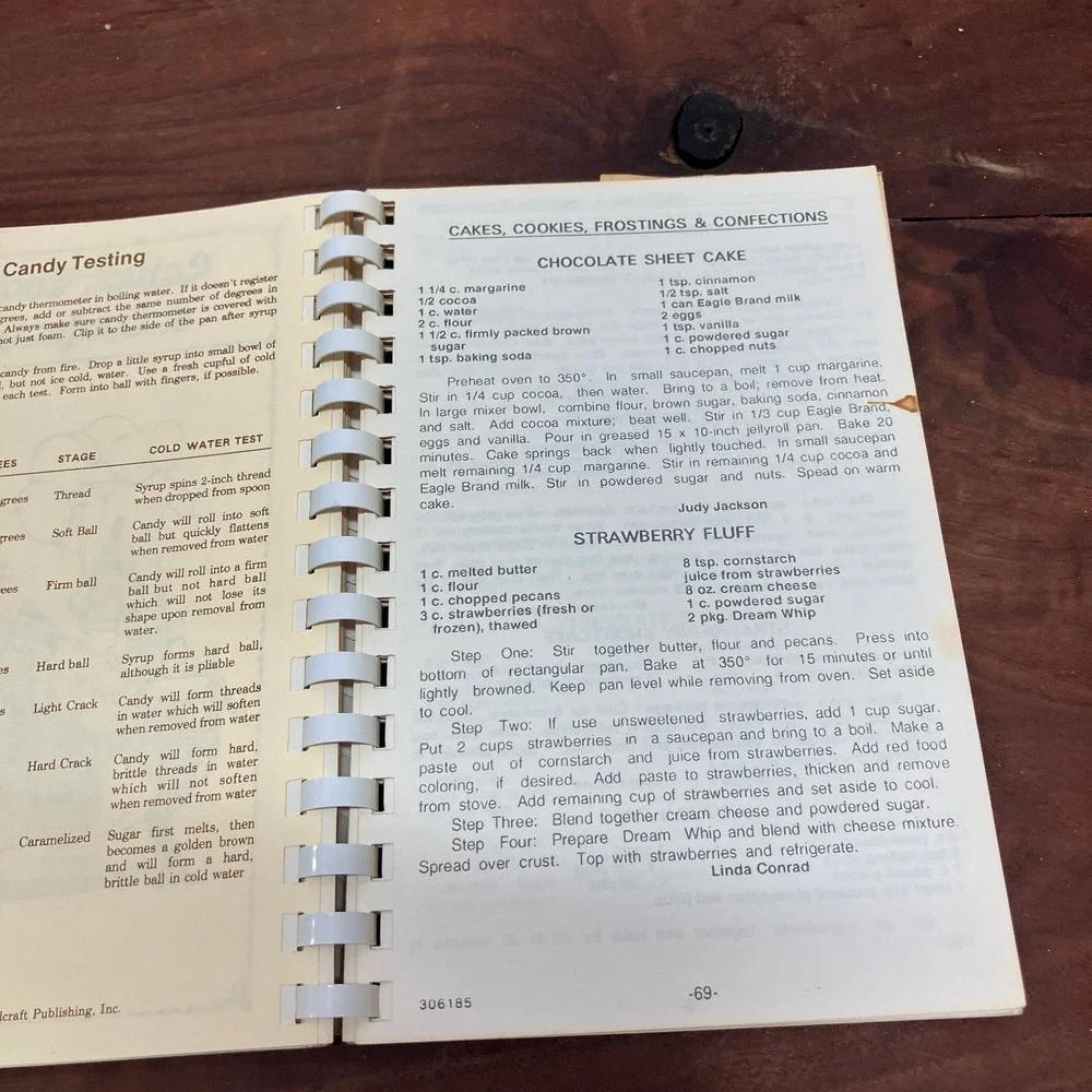 Favorite Recipes Spina Bifida Assoc Central Arkansas Vintage Cookbook Spiral
